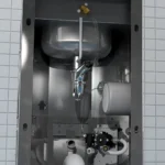 A front mounted combination fixture opening.